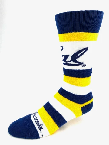 California Golden Bears Rainbow DST Crew Fuzzy Socks Cover