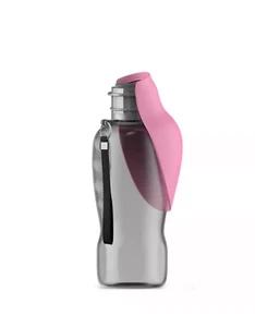 Portable Dog Water Bottle 800ml PINK - Bild 1 von 10