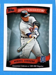 Topps Peak Performance #PP35 2010 Miguel Cabrera Tigers - Imagen 1 de 1