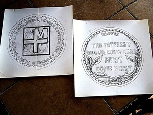 MERRILL LYNCH PIERCE FENNER+SMITH OBV.+ REV. ARTIST'S PROOFS by H. ALVIN SHARPE - Picture 1 of 7