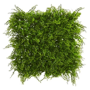 Nearly Natural 20”X20”Lush Mediterranean Artificial Fern Wall Panel UV Resistant - Picture 1 of 1