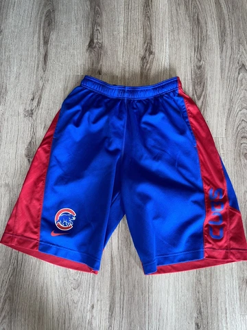 Men’s Nike Dri-Fit Chicago Cubs MLB Baseball Workout Shorts Medium Tall Cover