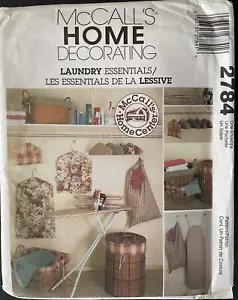 McCall's Sewing Pattern #2784, Laundry Bag, Hanging Organizer, Clothes Pin Bag - Picture 1 of 4