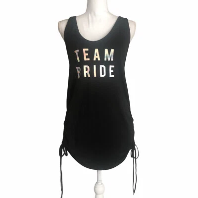 Xhilaration Mediano EQUIPO NOVIA Negro Natación Encubrimiento Plateado Corbata Cintada Lados #4177 Foto 1 de 4