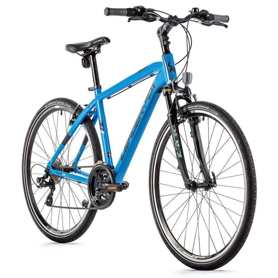 28 Zoll Leader Fox Away Fahrrad Cross MTB Bike 21 Gang Rh 52 cm Blau - Bild 1 von 1