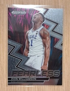 2023-24 Prizm Draft Zion Williamson Fearless - Duke - New Orleans Pelicans