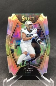 2021 Panini Select Payton Turner Rookie Silver Prizm Die-Cut Premier Level #188 - Bild 1 von 2