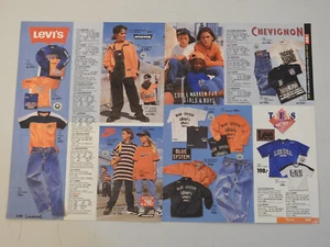 1997 Kids Fashion Levis Nike Adidas Chevignon 10 Pages Magazine Catalog Print Ad - Picture 1 of 4