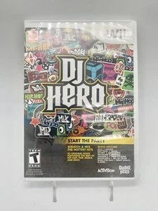DJ Hero (Nintendo Wii, 2009) Complete CIB w/ Disc & Manual TESTED - Picture 1 of 5