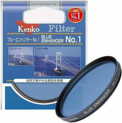 Kenko Lens Filter 82mm Blue Enhancer No.1 Made in Japan 318249 w/ Tracking NEW - Image 1 of 4