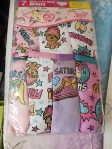 JoJo Siwa Girls Underwear Days of the Week 7- Pack Size 8 - Picture 1 of 1