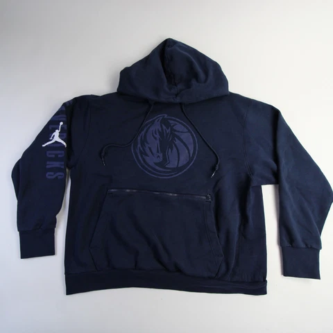 Dallas Mavericks Air Jordan Sweatshirt Men's Navy New Cover