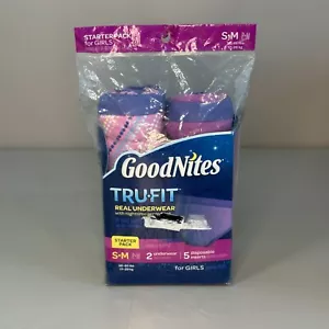 Goodnites Tru-Fit Underwear with Nighttime Protection Starter Pack Girl S/M 2013 - Picture 1 of 5