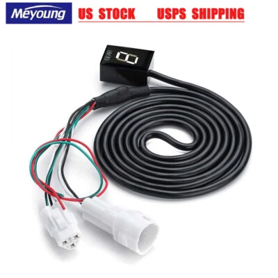 Motorcycle Gear Indicator White LED for Yamaha YZF R1 R6 FZ1 FZ6 FZ8 Road Star - Image 1 of 4