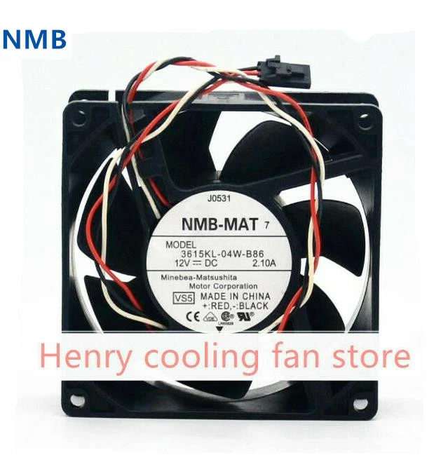 Dell Dimension XPS Gen 2 Desktop NMB Cooling Fan 3615kl-04w-b86 12v 2.1a Tested