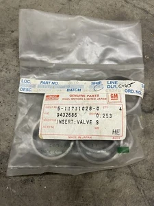 Genuine OEM Isuzu Valve Seat Guides 5117110280, 4BD1, 4BG1, Hitachi, Qty.4 - Picture 1 of 1