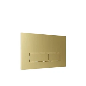 WC-Betätigungsplatte LAV 200.3.5 (210×140 mm), Tasten rechteckig matt gold - Bild 1 von 1