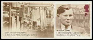 GB LS171h Valour and Victory William Tutte 1st single MNH 2025 - Picture 1 of 1