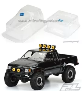 1985 Toyota HiLux SR5 1/10 Clear RC Crawler Body (WB 12.3" 313mm) TRX-4/SCX10 - Picture 1 of 1