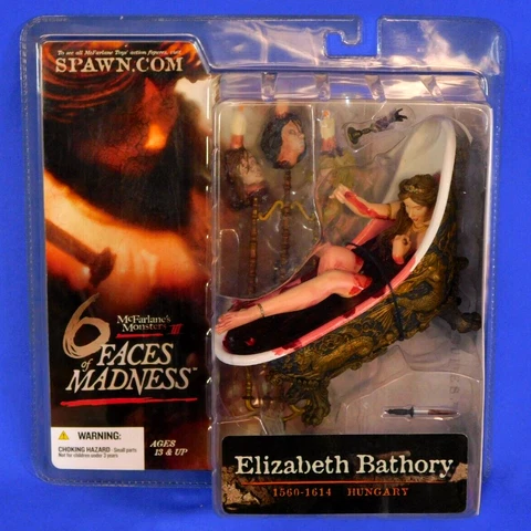 MCFARLANE TOYS MONSTERS S3 6 FACES OF MADNESS ELIZABETH BATHORY 2004 Cover