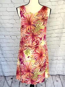 Vestido tropical hawaiano Tommy Bahama elástico seda spandex 100 % seda forrado XS 2 - Imagen 1 de 21