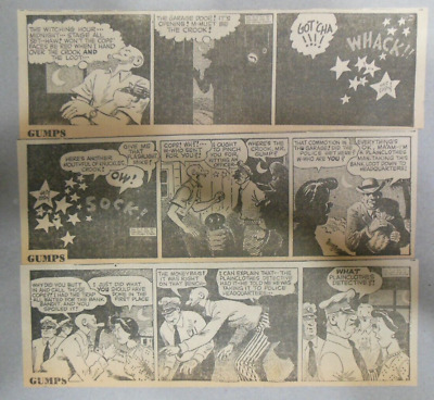 (26)  The Gumps  Dailies By Gus Edson From 6/1950  Size: 2.5 X 8 Inches • 9.79£