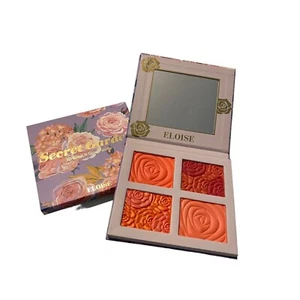 Eloise BNIB Pink 4 Pan Glowy Pigmented Secret Garden 3D Blush N Glow Palette - Picture 1 of 3