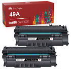 2 Pack Q5949A 49A High Yield Toner for HP LaserJet 1160 1320 3390 3392 Printer