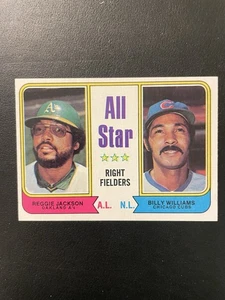 1974 Topps #338 Reggie Jackson/Billy Williams ALL STAR NM /MT SHARP! - Picture 1 of 2
