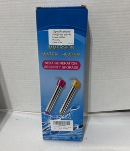 Immersion Water Heater 1500W Submersible Portable Electric Heaters 110-125VAC T1 - Picture 1 of 2