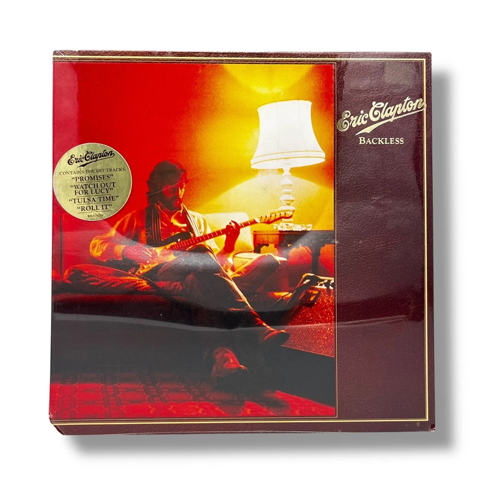 Eric Clapton Backless Vinyl RS-1-3039 SEALED 1978 Gatefold with Hype Sticker - Image 1 of 4