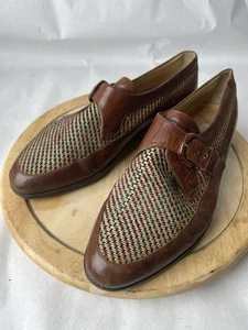 Scarpe mocassino uomo WILKES BASHFORD in pelle marrone - taglia US 11 - Foto 1 di 10