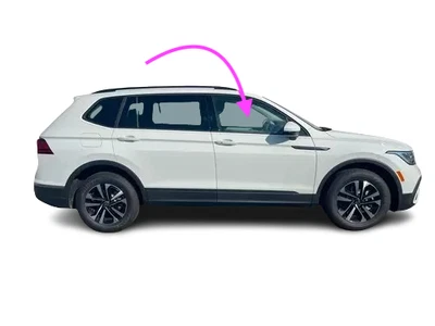 Подходит для: 2018-2024 Volkswagen Tiguan 4D универсальное переднее правостороннее стекло на окно двери - Изображение 1 из 4