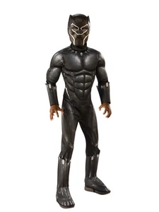 Jungenkostüm Deluxe Black Panther Marvel Avengers Kinderkostüm Karneval - Bild 1 von 1