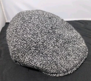 SAKS FIFTH AVENUE Men's Wool Polyester Newsboy Cabbie Hat Italy Gray Size XL - Picture 1 of 7