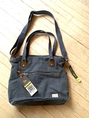 Anti-Theft Heritage Tote Bag NWT Pewter RFID Blocking Slash Resistant Locking - Image 1 of 4