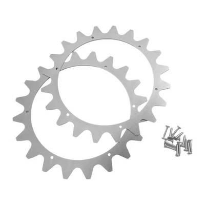 Edelstahl Räder für Rasenmähroboter Anti Rutsch Nägel für Ecovacs Ziege - Bild 1 von 4