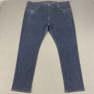 American Eagle Jeans Herren 42x32 Blau Skinny Stretch Dark Wash Denim Preppy - Bild 1 von 12