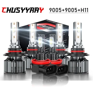 Kit de faros LED de haz alto/bajo + faros antiniebla para Toyota RAV4 2013-2014 - Imagen 1 de 15