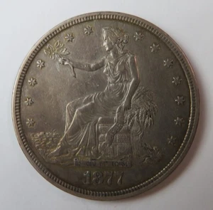 1877 S - Trade Dollar - Stempelglanz - Bild 1 von 3