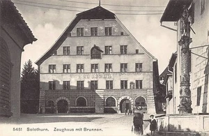 Schweiz - SOLOTHURN - Zeughaus mit Brunnen - Verlag Franco-Suisse 5451 - Picture 1 of 2