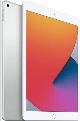 Apple iPad 8th Gen (2020) 128gb WiFi Silver 2020 Excellent Condition - Image 1 of 4