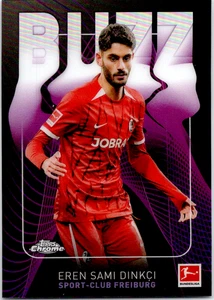 2024-25 Topps Chrome Bundesliga Eren Sami Dinkçi inserto buzz #BU-4 SC Freiburg - Foto 1 di 2