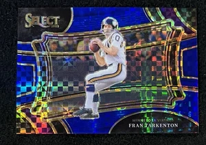 Panini Select FRAN TARKENTON 2023/49 SSP azul tablero de ajedrez nivel de campo #363 - Imagen 1 de 2