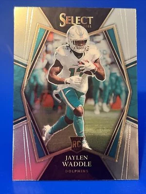 2021 Panini Select Jaylen Waddle Rookie Card #148 NFL RC Premier Level - Image 1 of 2