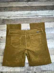 Patagonia Womens Size 32 Corduroy Pants Organic Cotton Low Rise Brown 55060 - Picture 1 of 9