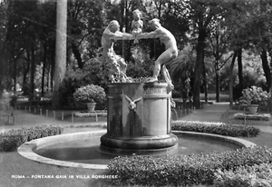 AL8-72C) ROMA FONTANA GAIA VILLA BORGHESE - Imagen 1 de 2