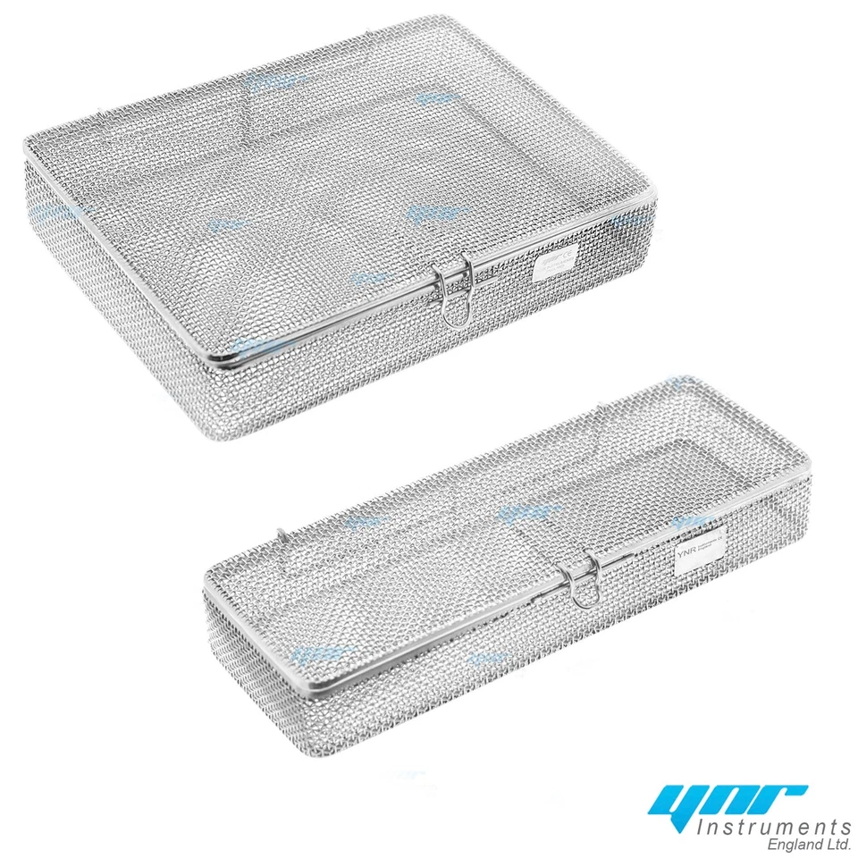 YNR ENGLAND CE YNR England Sterilization Cassette Tray Autoclave Sterilizer Perforated Mesh Box