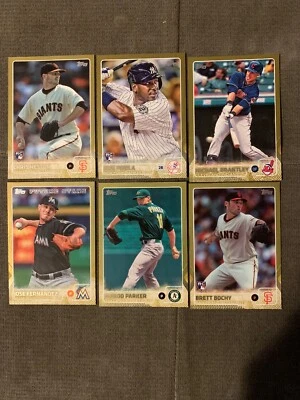 2015 Topps Baseball  Gold  series 2  complete your set pick your singles  - Image 1 of 2