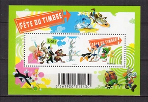 France 2009 fête du timbre Looney Tunes Y&T F4341 feuillet timbre MNH /TE4811 - Imagen 1 de 1
